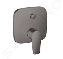 Hansgrohe Talis E - Vanová baterie pod omítku, kartáčovaný černý chrom 71745340
