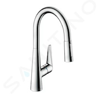 Hansgrohe Talis M51 - Dřezová baterie M5116-H200 s výsuvnou sprškou, sBOX, chrom 73851000