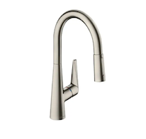 Hansgrohe Talis M51 - Dřezová baterie s výsuvnou sprškou, vzhled nerezu 72813800