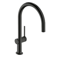 Hansgrohe Talis M54 - Dřezová baterie, kartáčovaný černý chrom 72804340