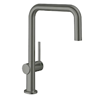 Hansgrohe Talis M54 - Dřezová baterie, kartáčovaný černý chrom 72806340