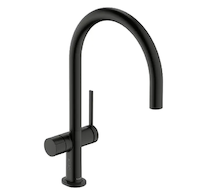 Hansgrohe Talis M54 - Dřezová baterie, s uzavíracím ventilem pro spotřebič, kartáčovaný černý chrom 72805340