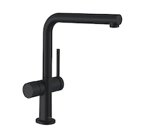 Hansgrohe Talis M54 - Dřezová baterie Talis 270, s uzavíracím ventilem pro spotřebič, matná černá 72827670