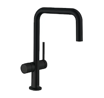 Hansgrohe Talis M54 - Dřezová baterie Talis U 220, s uzavíracím ventilem pro spotřebič, matná černá 72807670