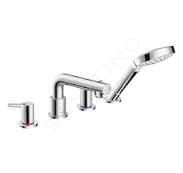 Hansgrohe Talis S - Baterie na okraj vany, 4-otvorová instalace, chrom 72419000