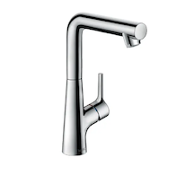 Hansgrohe Talis S - Umyvadlová baterie s výpustí a otočným výtokem, chrom 72105000
