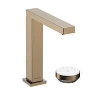 Hansgrohe Tecturis E - Umyvadlová baterie s výpustí, 2-otvorová instalace, CoolStart, EcoSmart+, kartáčovaný bronz 73053140