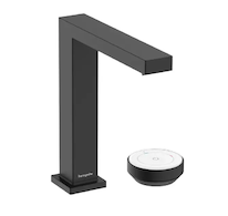 Hansgrohe Tecturis E - Umyvadlová baterie s výpustí, 2-otvorová instalace, CoolStart, EcoSmart+, matná černá 73053670