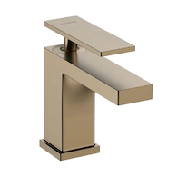 Hansgrohe Tecturis E - Umyvadlová baterie s výpustí, CoolStart, EcoSmart, kartáčovaný bronz 73004140