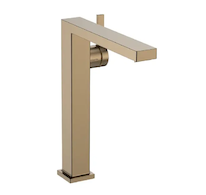 Hansgrohe Tecturis E - Umyvadlová baterie s výpustí Push-Open, CoolStart, EcoSmart, kartáčovaný bronz 73070140