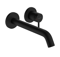 Hansgrohe Tecturis S - Umyvadlová baterie pod omítku, s výpustí, 2-otvorová instalace, EcoSmart, matná černá 73351670