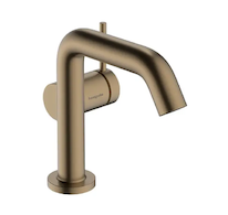 Hansgrohe Tecturis S - Umyvadlová baterie s výpustí Push-Open, CoolStart, EcoSmart, kartáčovaný bronz 73322140