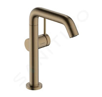 Hansgrohe Tecturis S - Umyvadlová baterie s výpustí Push-Open, CoolStart, EcoSmart, kartáčovaný bronz 73360140