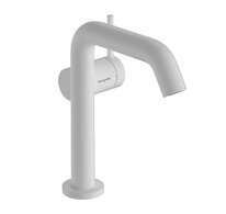 Hansgrohe Tecturis S - Umyvadlová baterie s výpustí Push-Open, CoolStart, EcoSmart, matná bílá 73342700