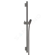 Hansgrohe Unica'S - Sprchová tyč 65 cm se sprchovou hadicí, kartáčovaný černý chrom 28632340
