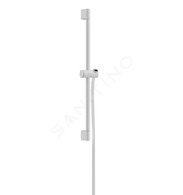 Hansgrohe Unica - Sprchová tyč 67 cm, se sprchovou hadicí, matná bílá 24400700