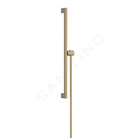 Hansgrohe Unica - Sprchová tyč 95 cm, se sprchovou hadicí, kartáčovaný bronz 24405140