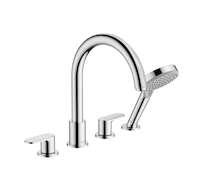 Hansgrohe Vernis Blend - Baterie na okraj vany, 4-otvorová instalace, chrom 71456000