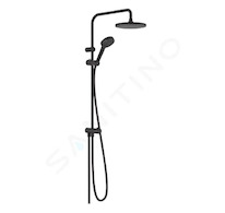 Hansgrohe Vernis Blend - Sprchový set Showerpipe 200 Reno, EcoSmart, matná černá 26099670
