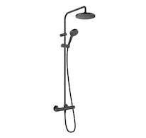 Hansgrohe Vernis Blend - Sprchový set Showerpipe 200 s termostatem, EcoSmart, matná černá 26089670