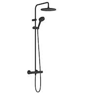 Hansgrohe Vernis Blend - Sprchový set Showerpipe 240 s termostatem, 2 proudy, EcoSmart, matná černá 26428670