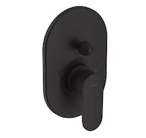 Hansgrohe Vernis Blend - Vanová baterie pod omítku, s tělesem, matná černá 71473670