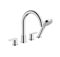 Hansgrohe Vernis Shape - Baterie na okraj vany, 4-otvorová instalace, chrom 71459000
