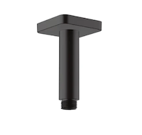 Hansgrohe Vernis Shape - Přívod od stropu 10 cm, matná černá 26406670