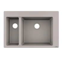 Hansgrohe  - Vestavný granitový dřez S510-F635, betonová šedá 43315380