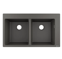 Hansgrohe  - Vestavný granitový dřez S510-F770, kamenná šedá 43316290