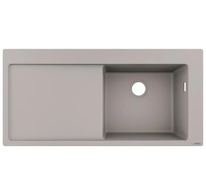 Hansgrohe  - Vestavný granitový dřez S514-F450, betonová šedá 43314380