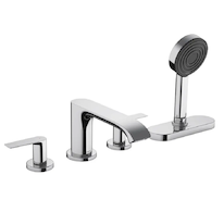 Hansgrohe Vivenis - Baterie na okraj vany, 4-otvorová instalace, sBox, chrom 75444000