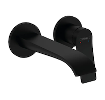 Hansgrohe Vivenis - Umyvadlová baterie pod omítku, 2-otvorová instalace, EcoSmart, matná černá 75050670