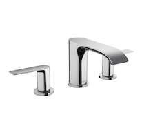 Hansgrohe Vivenis - Umyvadlová baterie s výpustí, 3-otvorová instalace, EcoSmart, chrom 75033000