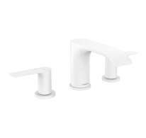 Hansgrohe Vivenis - Umyvadlová baterie s výpustí, 3-otvorová instalace, EcoSmart, matná bílá 75033700