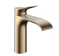 Hansgrohe Vivenis - Umyvadlová baterie s výpustí, EcoSmart, CoolStart, kartáčovaný bronz 75023140
