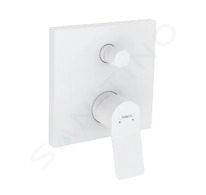 Hansgrohe Vivenis - Vanová baterie pod omítku, 2 výstupy, matná bílá 75415700