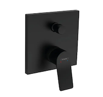 Hansgrohe Vivenis - Vanová baterie pod omítku, 2 výstupy, matná černá 75416670