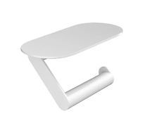 Hansgrohe WallStoris - Držák toaletního papíru s poličkou, matná bílá 27928700