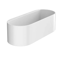 Hansgrohe WallStoris - Hluboká polička, matná bílá 27912700