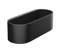 Hansgrohe WallStoris - Hluboká polička, matná černá 27912670