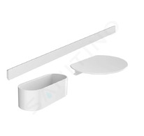Hansgrohe WallStoris - Set koupelnových doplňků, matná bílá 27966700