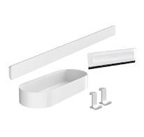 Hansgrohe WallStoris - Set koupelnových doplňků, matná bílá 27967700
