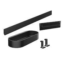 Hansgrohe WallStoris - Set koupelnových doplňků, matná černá 27967670