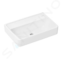 Hansgrohe Xanuia Q - Umyvadlo 55x37 cm, bez přepadu, bez otvoru pro baterii, SmartClean, bílá 61123450