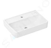 Hansgrohe Xanuia Q - Umyvadlo 55x37 cm, bez přepadu, otvor pro baterii, SmartClean, bílá 61122450
