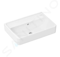 Hansgrohe Xanuia Q - Umyvadlo 55x37 cm, s přepadem, bez otvoru pro baterii, SmartClean, bílá 61121450