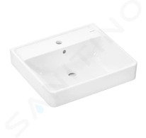 Hansgrohe Xanuia Q - Umyvadlo 55x48 cm, s přepadem, otvor pro baterii, bílá 60132450