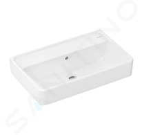 Hansgrohe Xanuia Q - Umyvadlo 60x37 cm, s přepadem, bez otvoru pro baterii, SmartClean, bílá 61125450