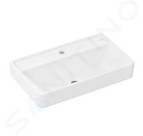 Hansgrohe Xanuia Q - Umyvadlo 65x39 cm, bez přepadu, otvor pro baterii, bílá 60219450